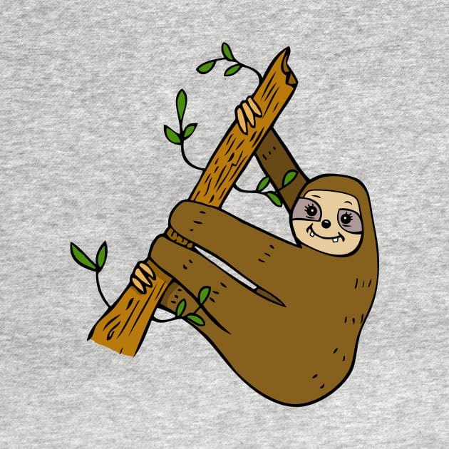 Another Cute Sloth Design by headrubble